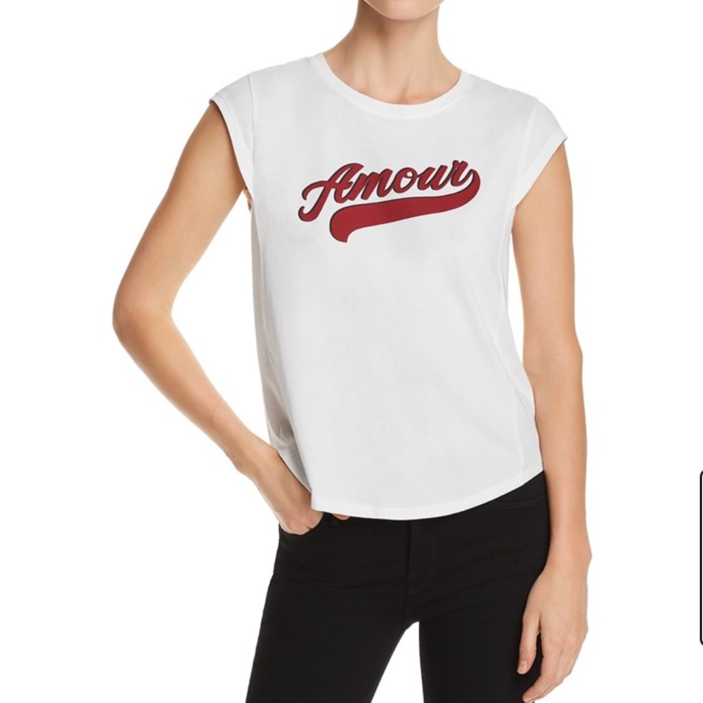 [JOIE] Amour Graphic Muscle Shirt